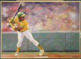 Rickey Henderson Original Art by Flip Amato