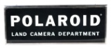 Polaroid Land Camera Department Dealer Sign