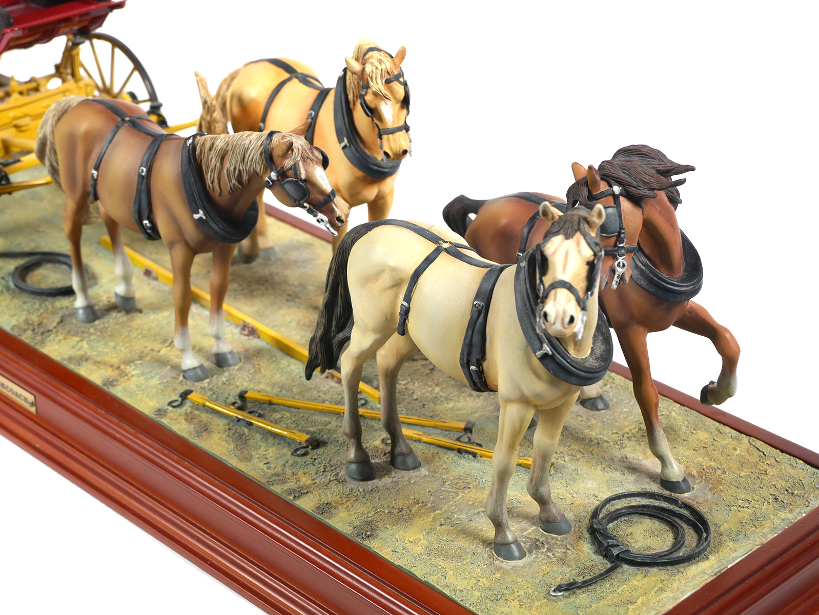 Franklin Mint Wells Fargo Stagecoach Team 1:16 | Proxibid