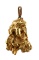 23K Natural Gold Nugget Necklace Pendant