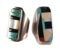 (2) Native American Sterling Turquoise Rings