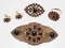 Four (4) Pieces Vintage Garnet Jewelry