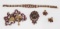 Four (4) Pieces Vintage Garnet Jewelry