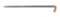 Antique Victorian Gold Handle Walking Stick