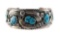 TOMMY MOORE, Navajo Sterling & Turquoise Bracelet