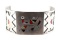 Sterling Turquoise Coral and Onyx Cuff Bracelet