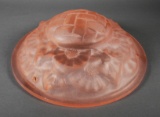 French Art Glass Frosted Lamp Shade