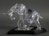 Large Swarovski Crystal Elephant Figurine