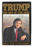 Signed DONALD TRUMP Art of the Deal Book