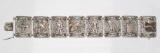 .835 Silver Egyptian Revival Bracelet