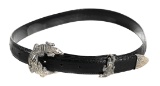 JEFF DEEGAN Alligators Sterling Silver Lizard Belt