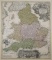 HOMANN, Antique Map of England, 1710