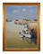 JACQUES DURAND HENRIOT, Oil on Canvas, Harbor