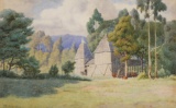 JOHN MATHER, Watercolor, Old Hopkilns