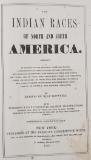 Book: INDIAN RACES of AMERICA, Illus., 1857