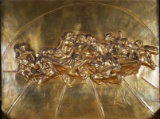 Salvador Dali The Last Supper Bronze Plaque