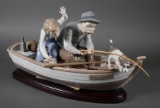 Lladro Fishing with Gramps Figurine 5215