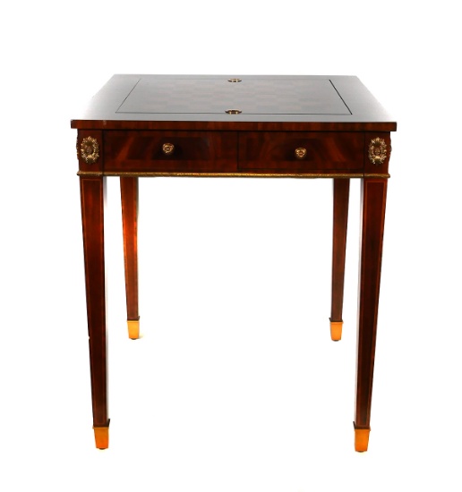 Maitland Smith Chess & Backgammon Game Table