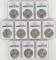 (10) NGC Graded MS69 Silver Eagles