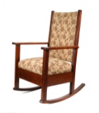 Signed Charles Stickley Rocking Chair