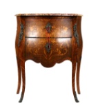 French Louis XV Style Bombe Commode