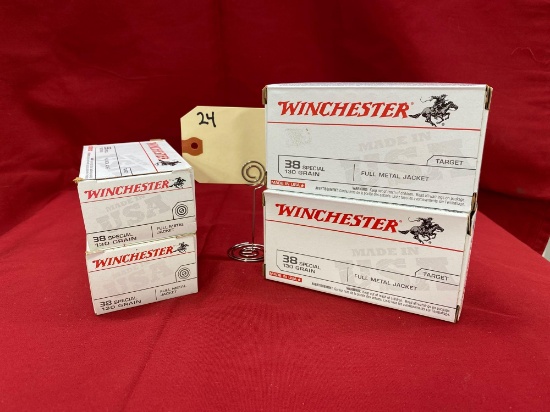 WINCHESTER 38 SPECIAL (X4)