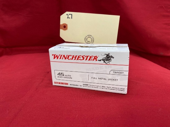 WINCHESTER 45 CAL, ACP, 100 ROUND PACK