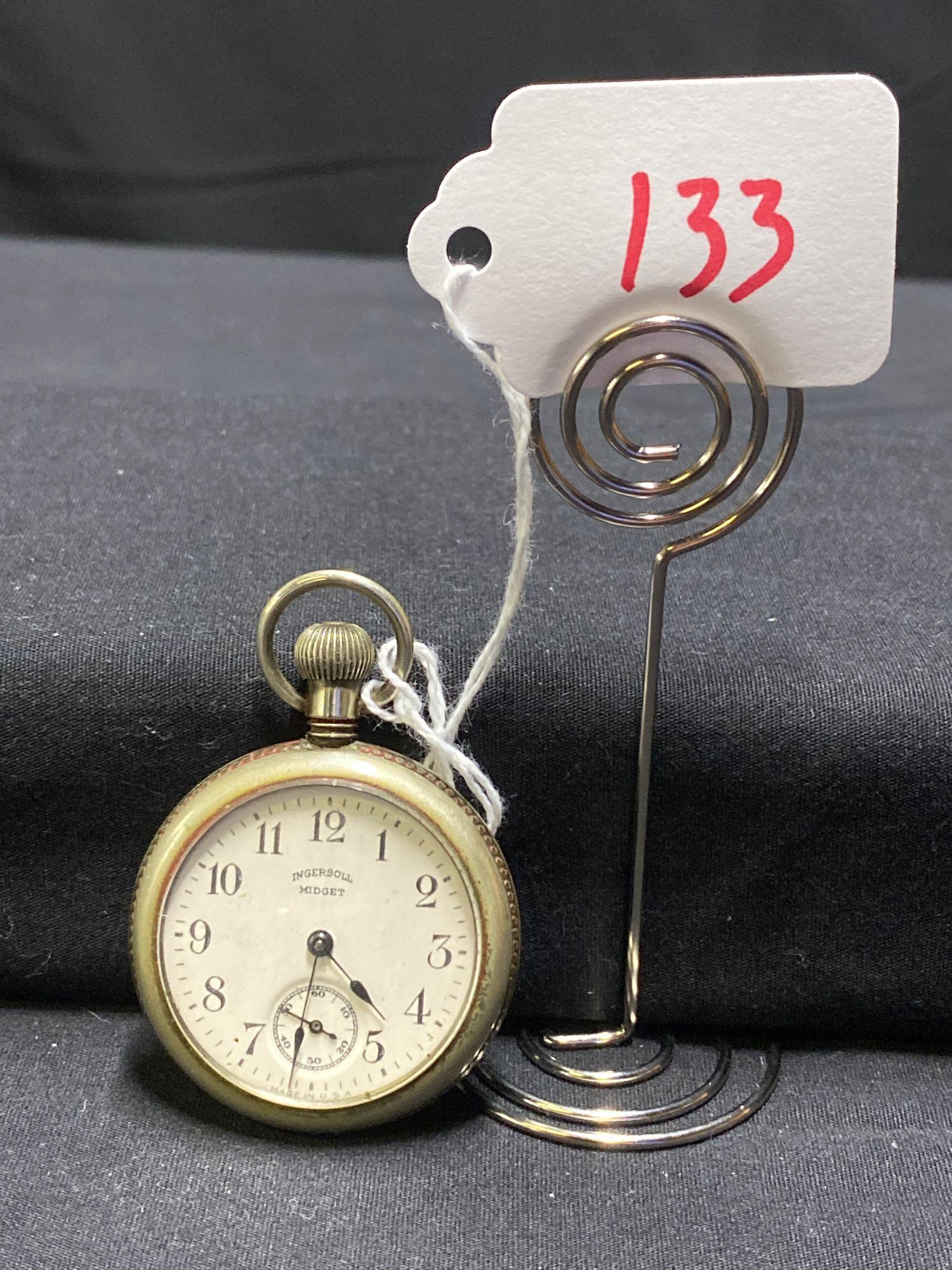 INGERSOLL MIDGET POCKET WATCH MADE IN 1915 Proxibid