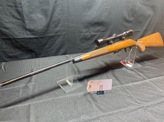 REMINGTON MODEL 541T, 22 CAL TARGET WITH BUSHNELL 3X9X40 SCOPE. SN#A1073867