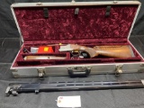 BROWNING CITORI SPORTING MODEL 525, OVER AND UNDER, WITH A FULL SET OF BRILEY TUBES IN 410, 28, 20