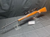 RUGER MODEL 77-22, 22 HORNET WITH BUSHNELL SCOPE. SN#720-01990