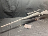 REMINGTON MODEL 700, 22-250 CAL, STAINLESS HEAVY FLUTED BARREL WITH BURRIS 6X24X50 SCOPE.