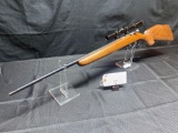 BELGIUM BROWNING TBOLT, 22 CAL, LEFT HANDED, MONTE CARLO STOCK WITH BUSHNELL SCOPE. SN#33898X7