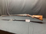 GERMAN MADE 12 GA, SIDE BY SIDE WITH SOLID RIB