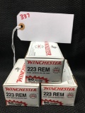 WINCHESTER 223 CAL REM HOLLOW POINT (X3)