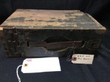 US WWI 30 CAL WOODEN AMMO BOX (X1)