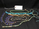 1 LOT OF STONE BEAD NECKLACES (X1)