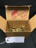 136 ROUNDS OF 9MM IN BOX (X1)