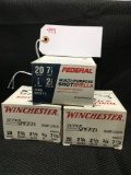 WINCHESTER AND FEDERAL 20 GA 7 1/2 SHOT (X3)