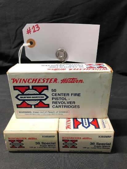 WINCHESTER SUPER MATCH 38 SPECIALS (X3)