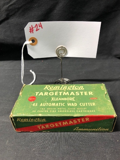 REMINGTON TARGET MASTER 45 ACP WAD CUTTER (X1)