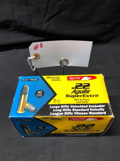 AGUILA 22 CAL, 500 ROUND BRICK (X1)