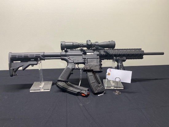 SMITH & WESSON AR-15 22 CAL WITH LOTS OF EXTRAS SN#