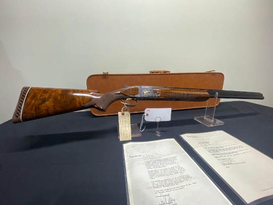 BELGIUM BROWNING SUPER POSE 12 GA MIDAS GRADE OVER AND UNDER SPECIAL ORDER 3IN TRAP MADE IN 1970