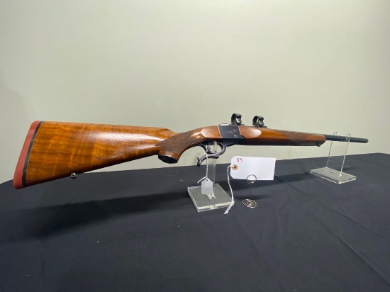 RUGER #1 223 CAL HEAVY BARREL WITH SCOPE RINGS SN#132-80267