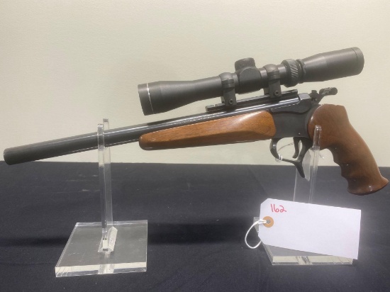 THOMPSON CENTER CONTENDER 22 LONG RIFLE MATCH WITH SCOPE SN#G17812
