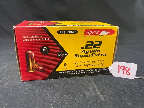 AGUILA 22 CAL SHORT 500 ROUND BRICK (X1)