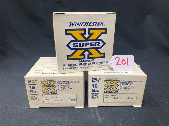 WINCHESTER 16 GA NO 4 SHOT HI BRASS (X3)