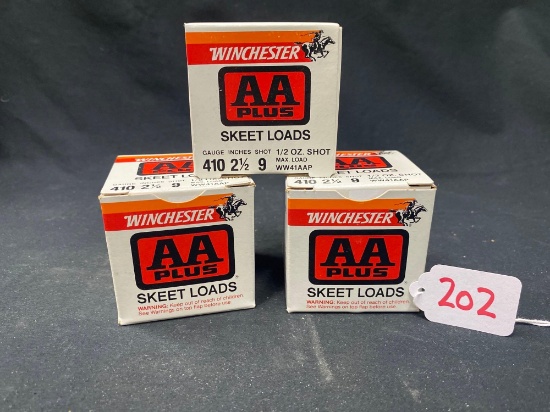 WINCHESTER AA 410 GA NO 9 SHOT (X3)