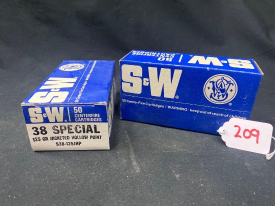 SMITH & WESSON 38 SPECIAL HOLLOW POINT (X2)